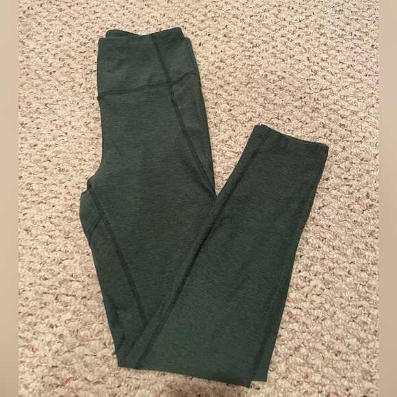 Green outdoor voices running leggings - Picture 1 of 2